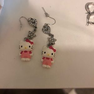Hello kitty earrings